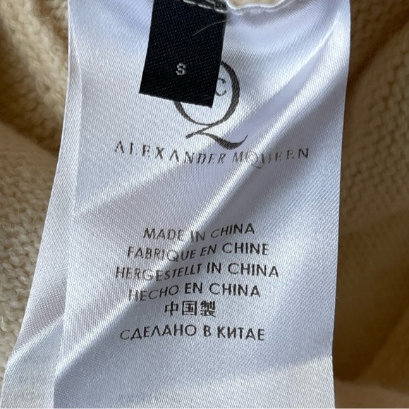 ALEXANDER MCQUEEN sweater dress cashmere and wool size Small - Picture 4 of 13